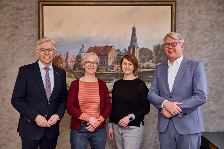 Akademie Schloss Raesfeld unter neuer Leitung - Antrittsbesuch in der Handwerkskammer Münster